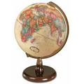 Quincy 9" Antique Ocean Desk Globe w/ Hardwood Base